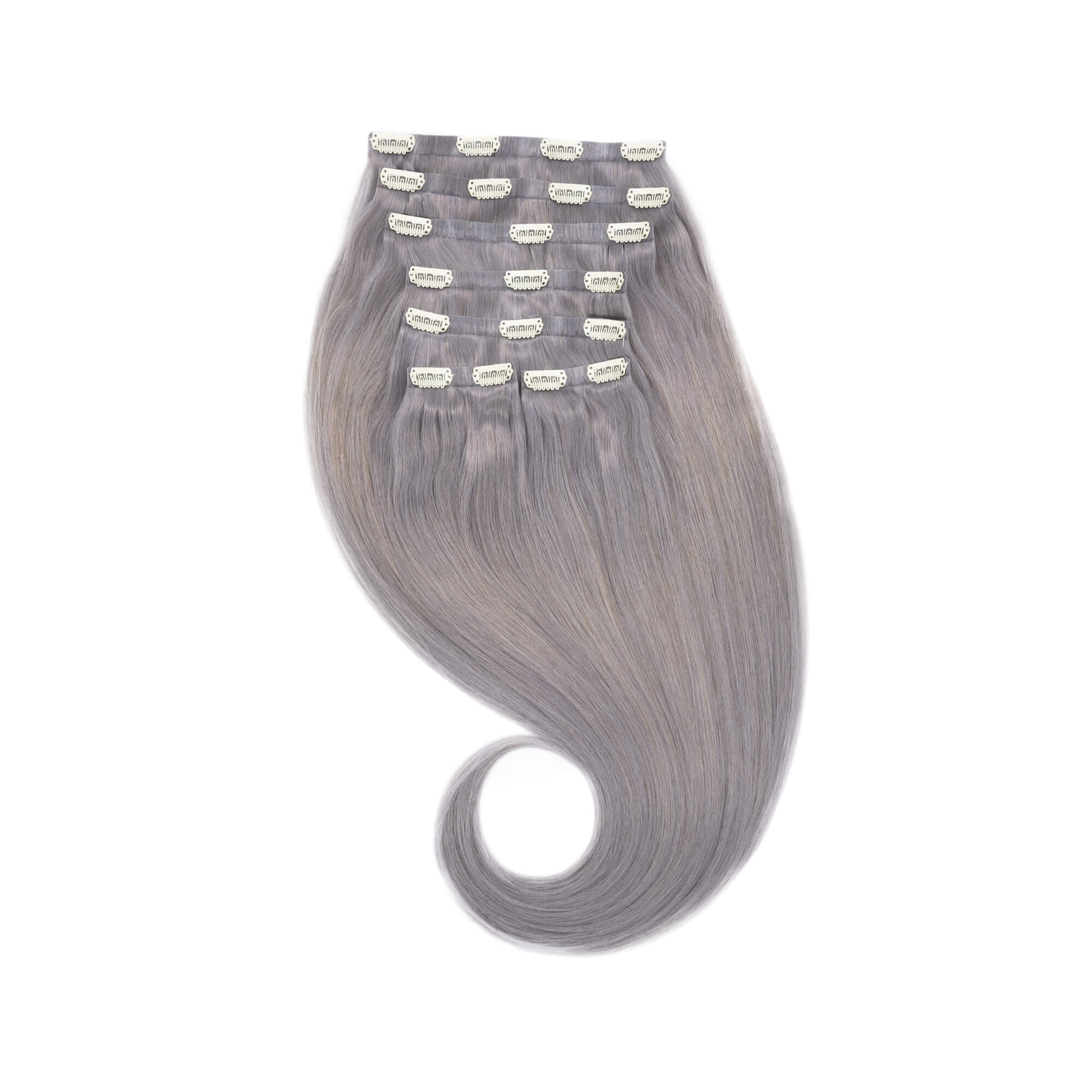 Clip-in-Extensions nahtlos dunkelgrau #DG