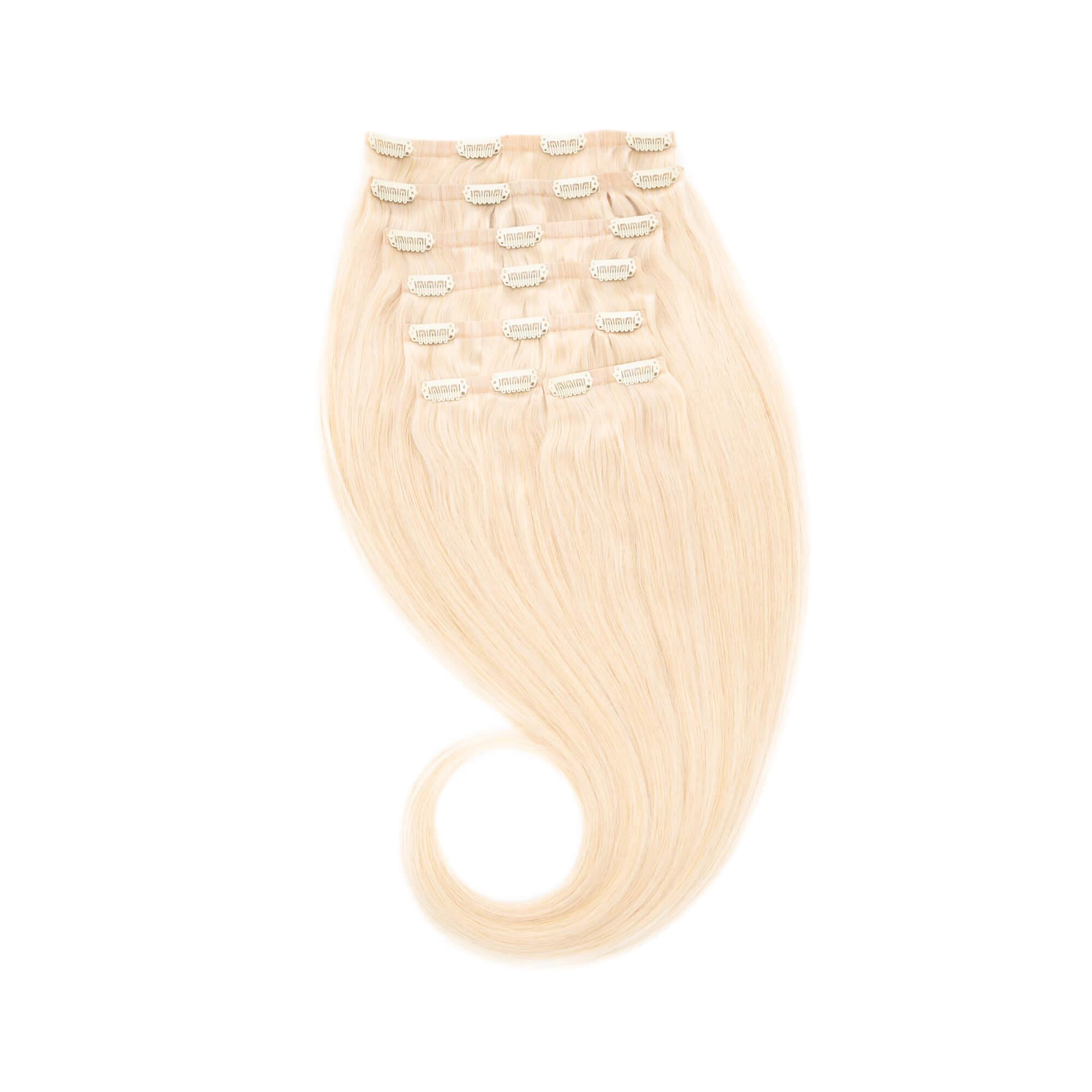 Clip-in-Extensions nahtlos silver-white #SW